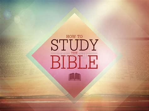 Bible Study Powerpoint Templates